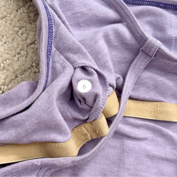 Lululemon Diversity Tank Top Lilac Purple Spaghetti Strap Shelf Bra Women’s 6 - Picture 7 of 7